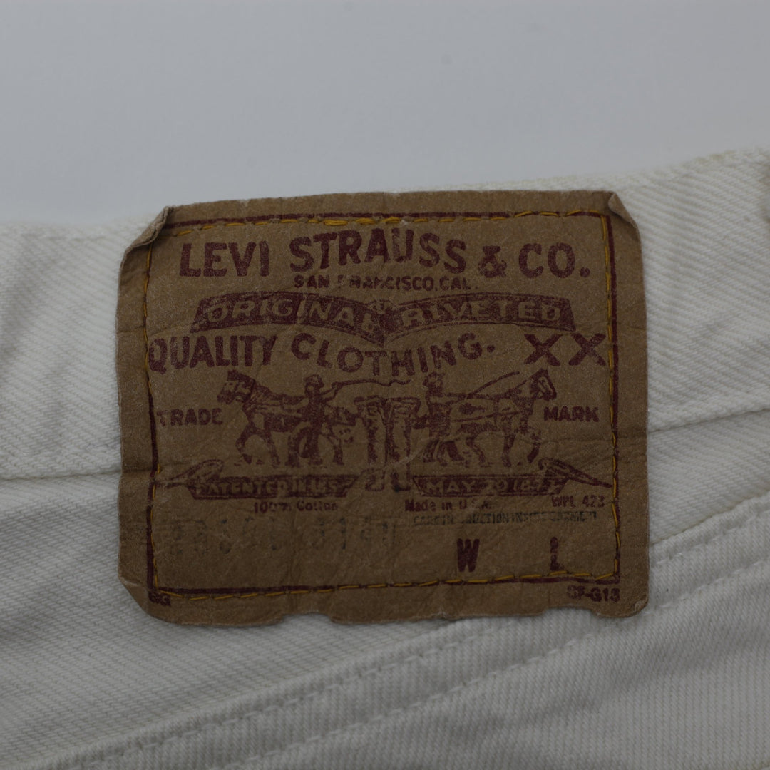 Levi's Off White Straight Jeans Size 13 | Migration_Jeans MJ DROP - Alternate View | Fashion Rerun