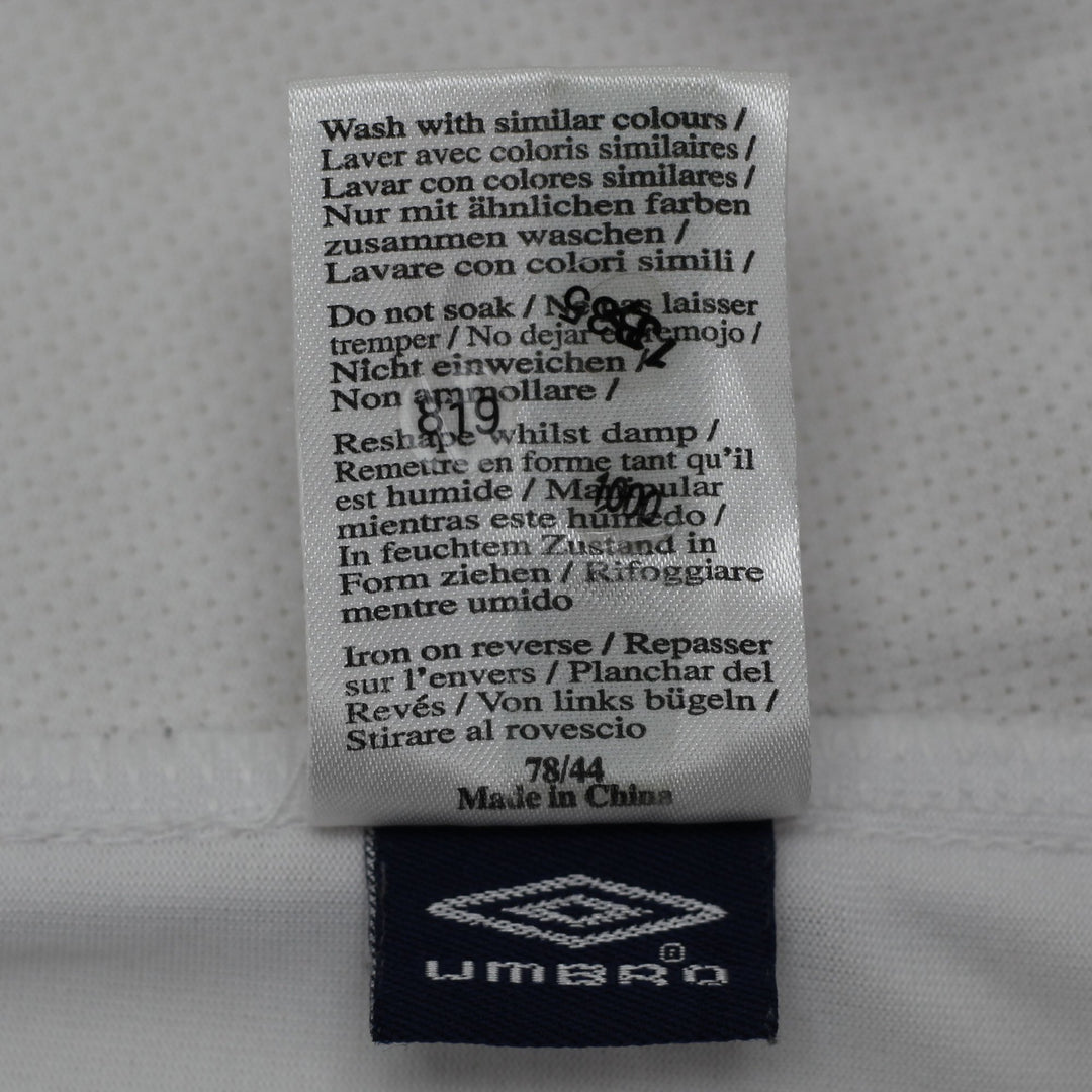 Ladies England Umbro 2007 2009 Home Football Shirt Beckham 7 XL US 14 EUR 42