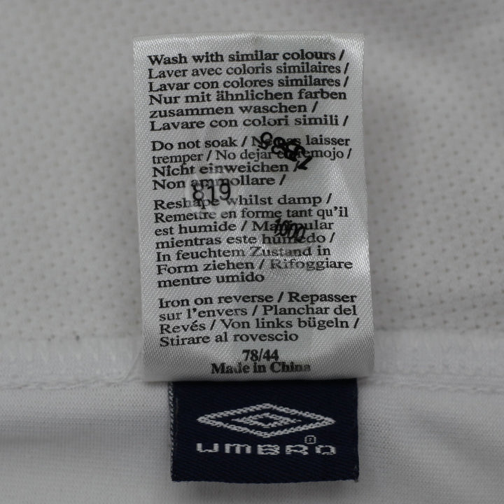 Ladies England Umbro 2007 2009 Home Football Shirt Beckham 7 XL US 14 EUR 42