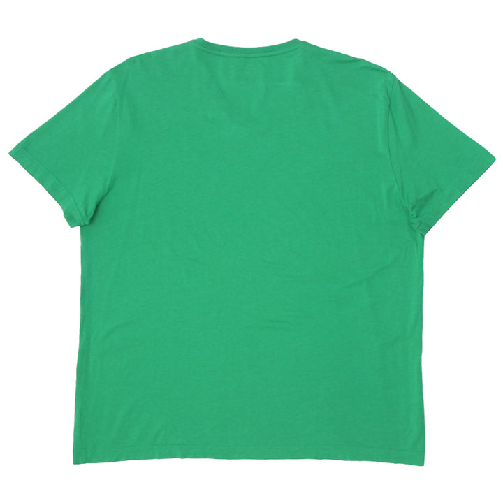 Mens Lacoste V-Neck Green T-Shirt