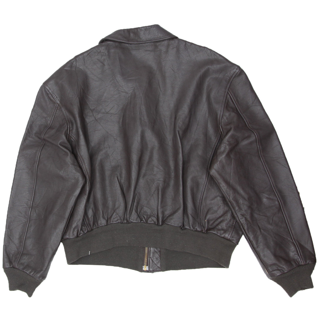 Vintage Cooper Commemorative A-2 Flight Leather Jacket Made In USA | Migration_Jacket UAENAT40 - Side View | Fashion Rerun
