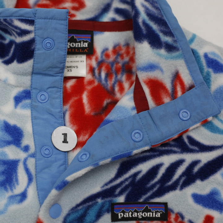 Ladies Patagonia Synchilla Hawaiian Mano Snap-T Fleece Pullover
