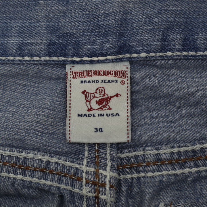 Y2K Mens True Religion Billy Flap Pocket Denim Jeans Size 30
