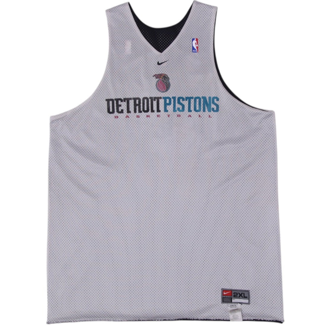 Vintage Nike NBA Detroit Pistons Reversible Mesh Practice Basketball Jersey