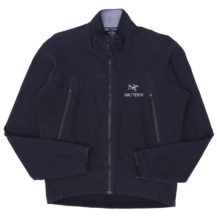 Mens Arc'teryx Jacket Gamma SV Black Polartec Softshell Fleece Zip