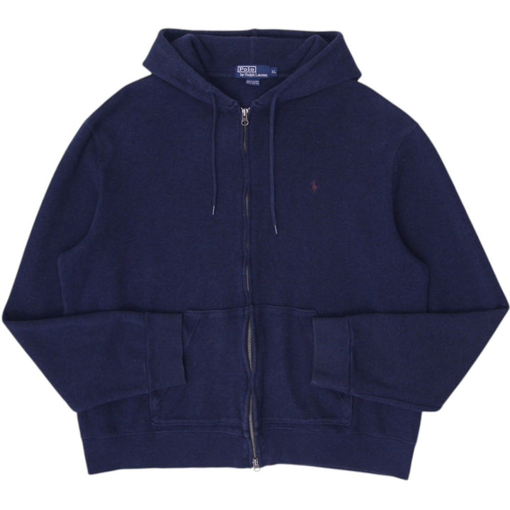 Vintage Polo Ralph Lauren Full Zip Cotton Hoodie Size XL