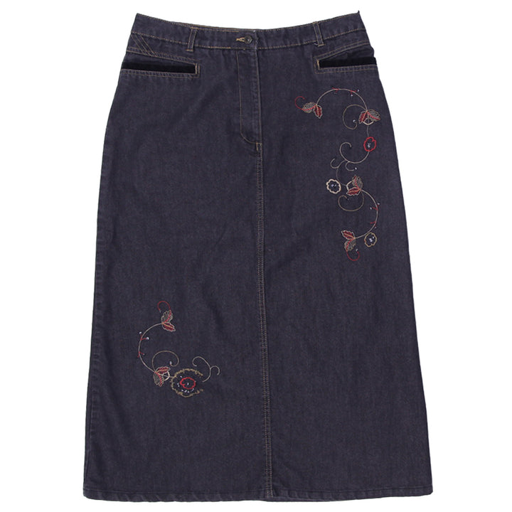 Y2K Ladies Lana Sport Long Denim Skirt