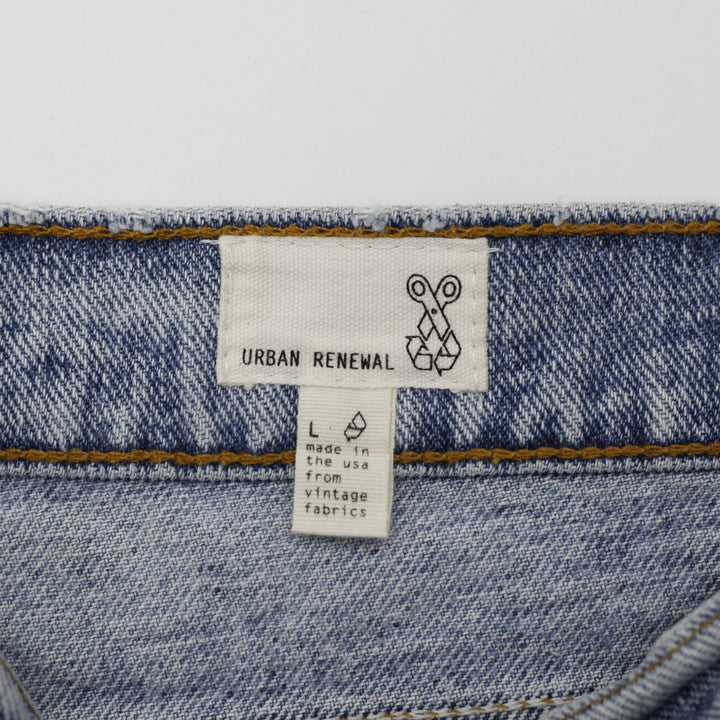 Levi 550 Washed Blue Fringe Urban Renewal Denim Shorts Size L