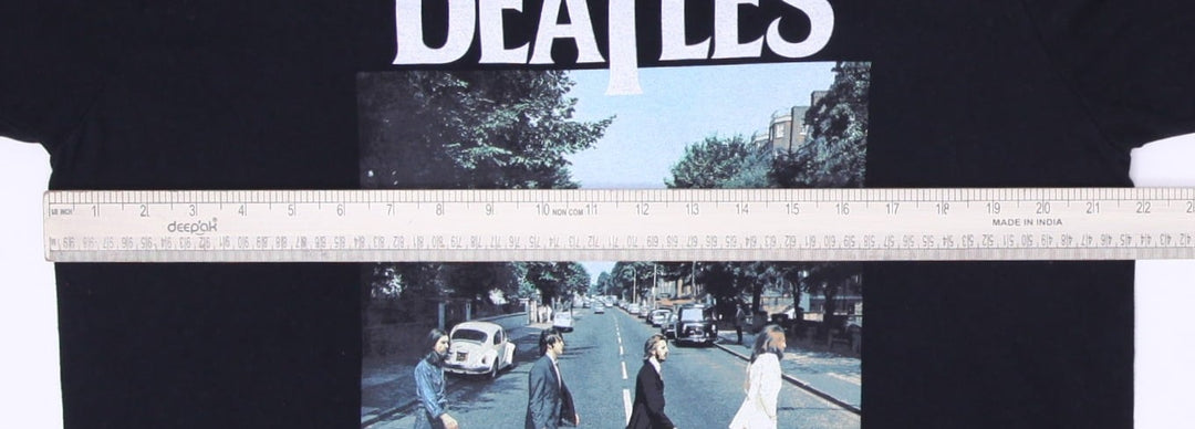 Mens Beatles Abbey Road Graphic Music Band T-Shirt Size L