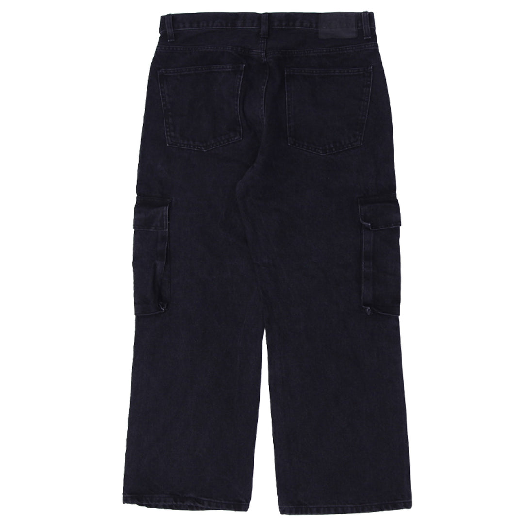 Ladies FSBN Baggy Fit Cargo Denim Pants