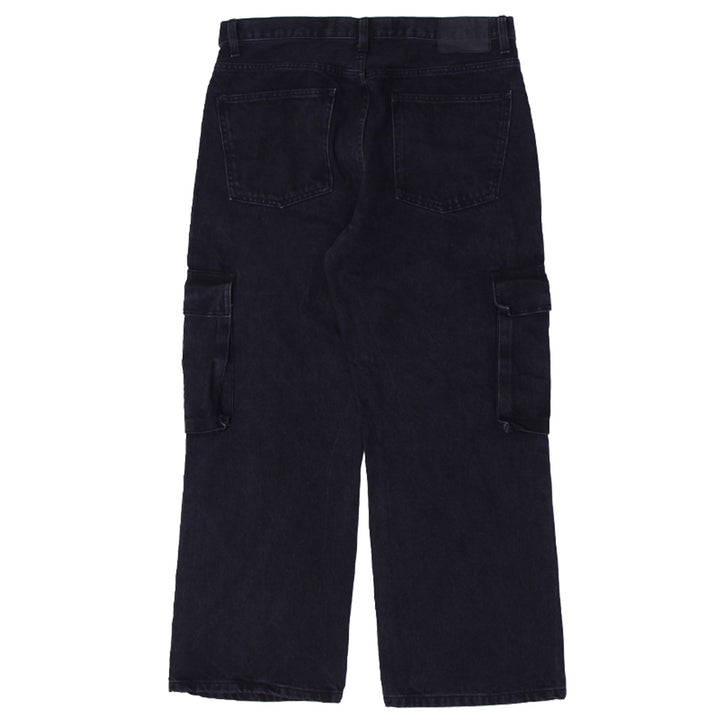 Ladies FSBN Baggy Fit Cargo Denim Pants