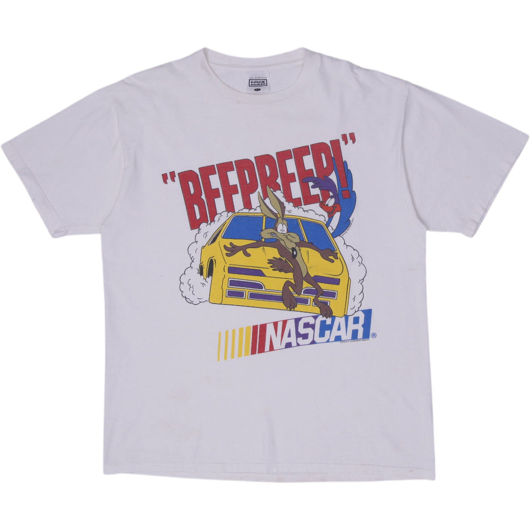 Vintage Looney Tunes NASCAR T-Shirt Made in USA Size XL | Migration_T-Shirts | Fashion Rerun