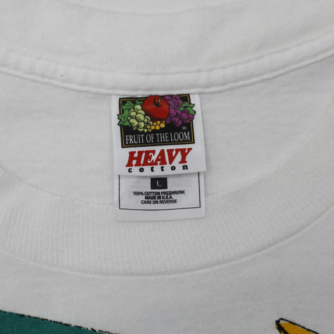 Vintage 90s EAA (Experimental Aircraft Association) All-Over Print Biplane Made In USA Single Stitch T-Shirt Size L