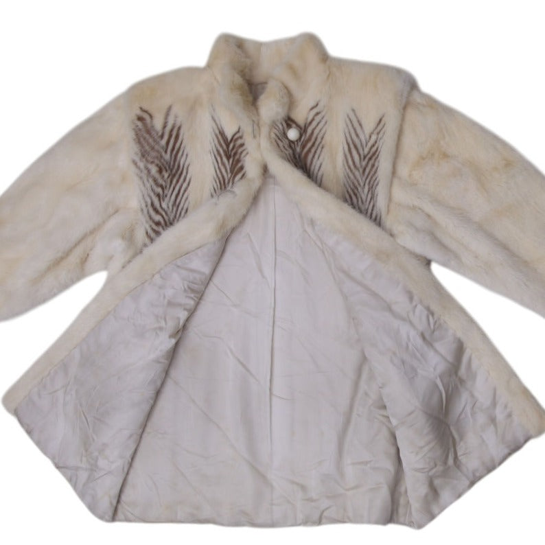 Mid-Century Elegance Authentic Steen & Wright Let-Out genuine  Fur Coat