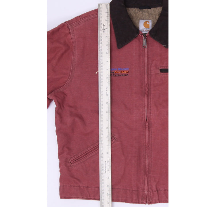 Vintage Carhartt WJ097 VRS Detroit Jacket Ladies Large Rose Salmon