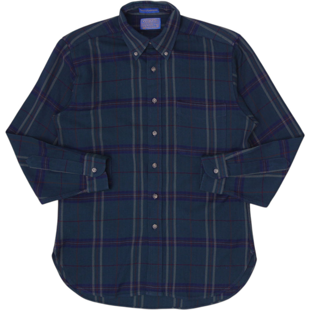 Vintage 90s Pendleton Plaid Country Traditional Casual Shirt Made in USA Size M