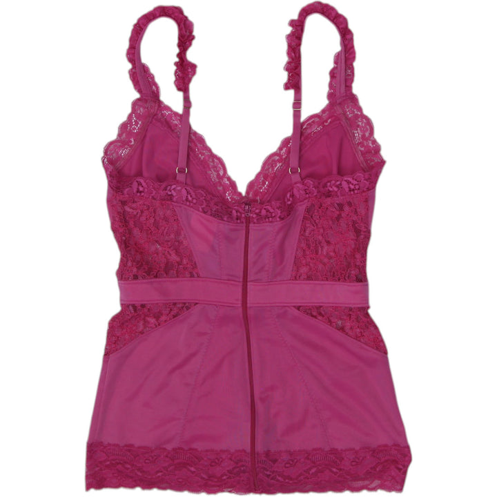 Y2K Ladies Marciano Sheer Lace Inset Camisole Top Size XS