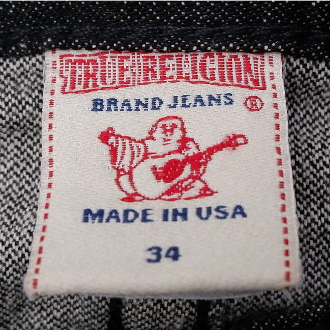 Y2K Mens True Religion Billy Made In USA Straight Leg Jeans