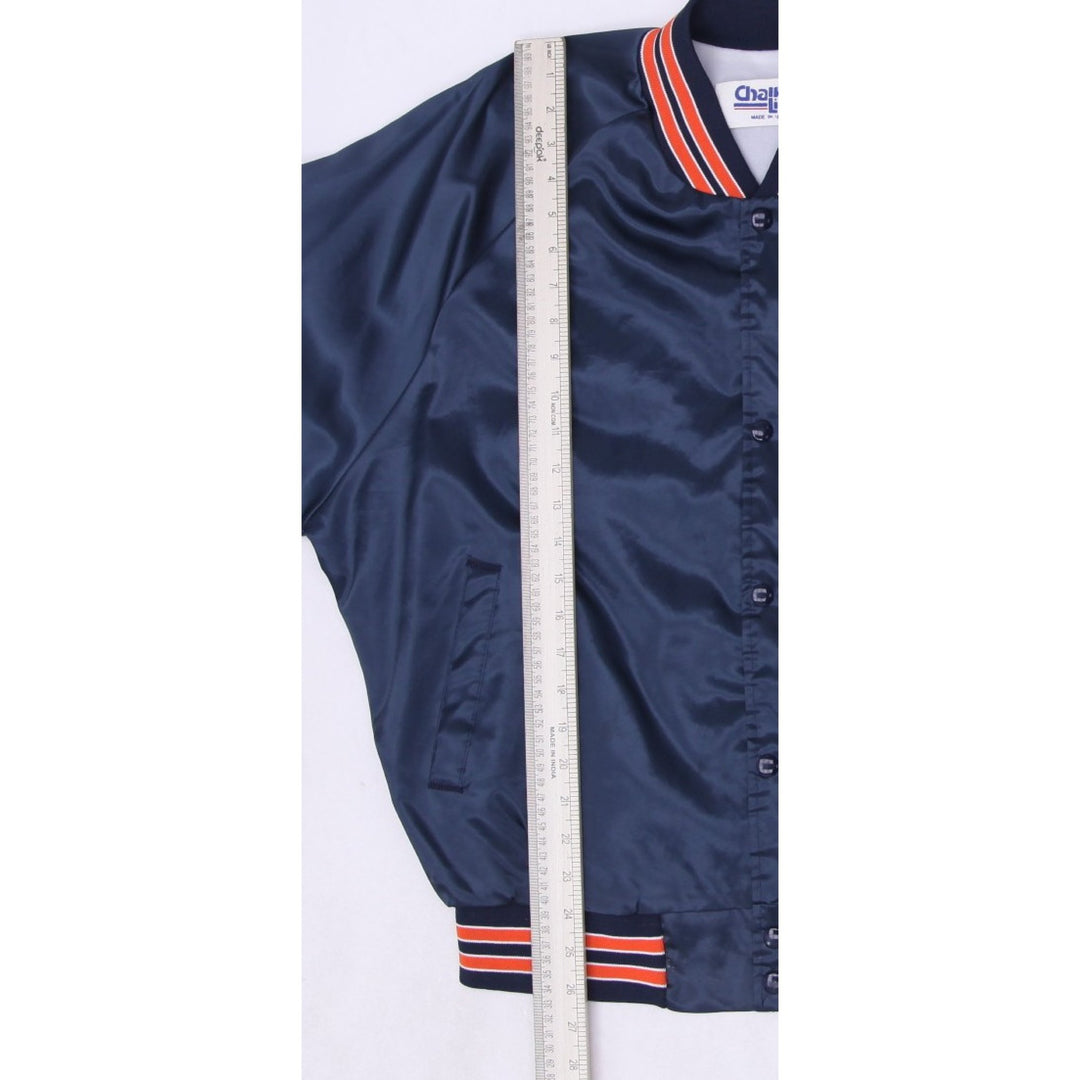 Vintage Chalk Line Chicago Bears Jacket Navy NFL Satin Bomber XL | Migration_Jackets - View 6 | Fashion Rerun