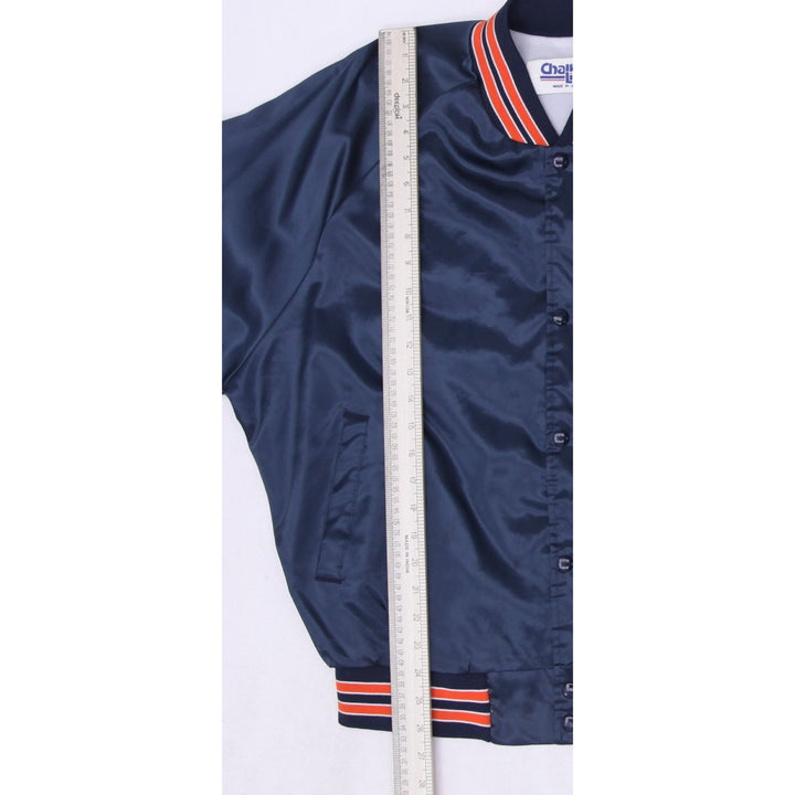 Vintage Chalk Line Chicago Bears Jacket Navy NFL Satin Bomber XL | Migration_Jackets - View 6 | Fashion Rerun