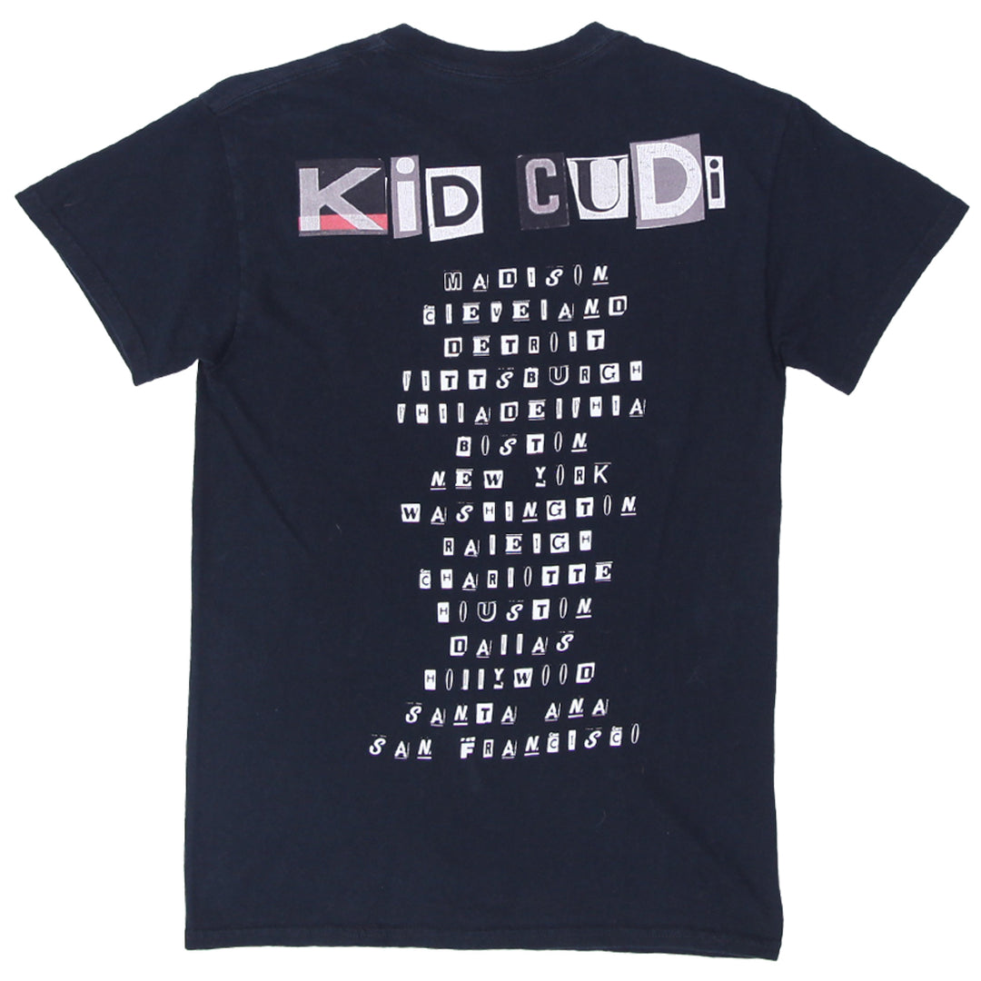 Vintage Kid Cudi 'Confused' Tour T-Shirt Gildan Black Small - Fashion Rerun Vintage Migration_T-Shirt