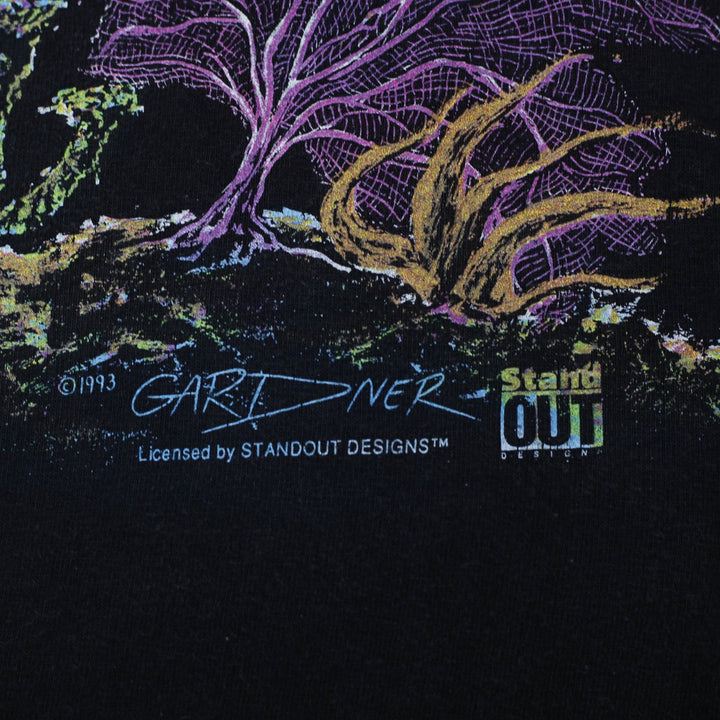 Vintage Oneita 1993 Great White Shark Undersea T-Shirt Made In USA Size M