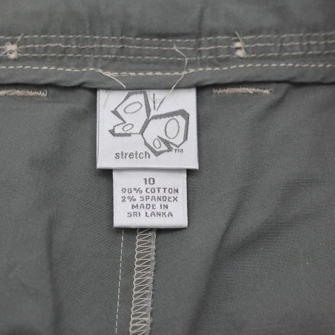Y2K Ladies Drawstring Utility Cargo Mini Skirt Size 10