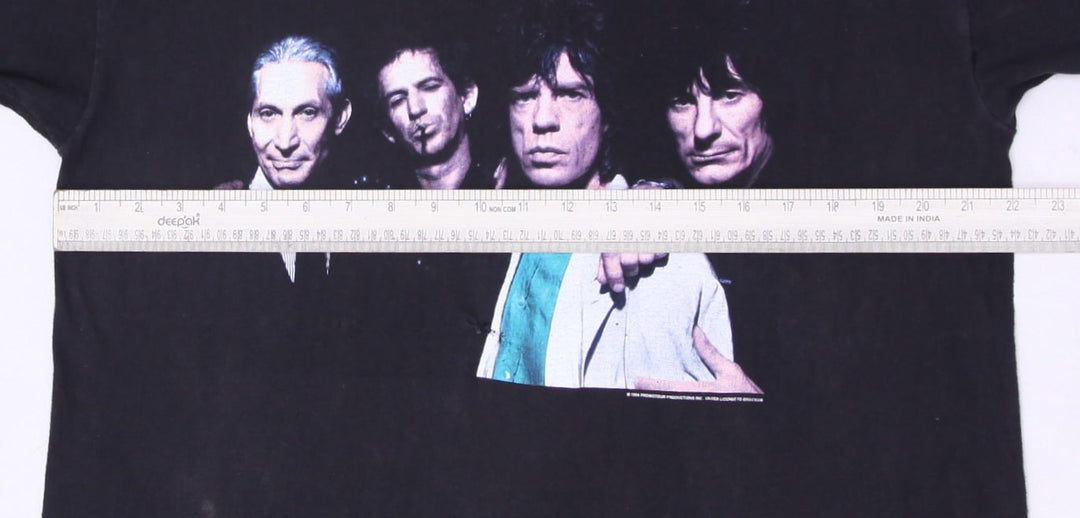 Vintage Rolling Stones "Voodoo Lounge" World Tour 94/95 T-Shirt XL Black | Migration_T-Shirts - View 9 | Fashion Rerun