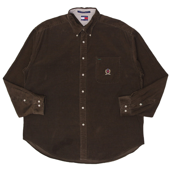 Mens Tommy Hilfiger Long Sleeve Corduroy Shirt
