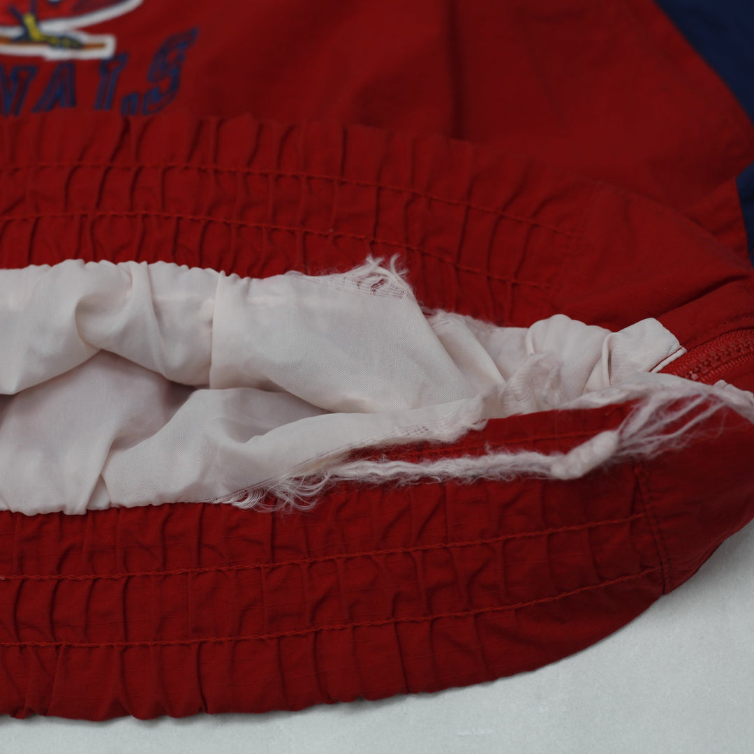 Vintage 90s Starter St. Louis Cardinals Half-zip Windbreaker Jacket Size XL | Migration_Jackets - View 13 | Fashion Rerun