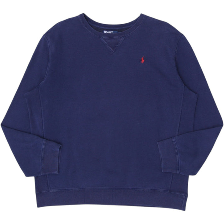 Vintage Mens Polo Ralph Lauren Sweatshirt Navy XL