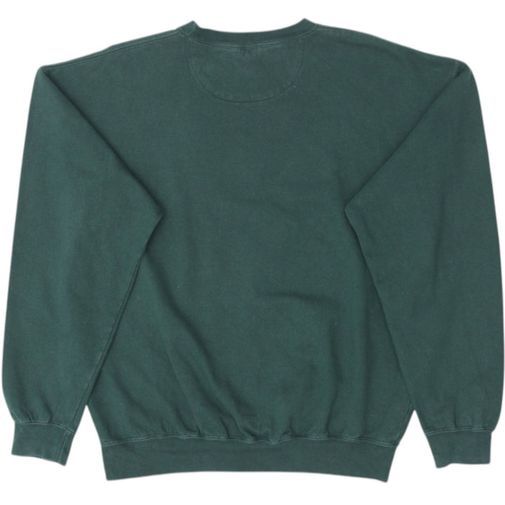 Mens Chaps Ralph Lauren Sweatshirt Green Logo Cotton Blend Size L