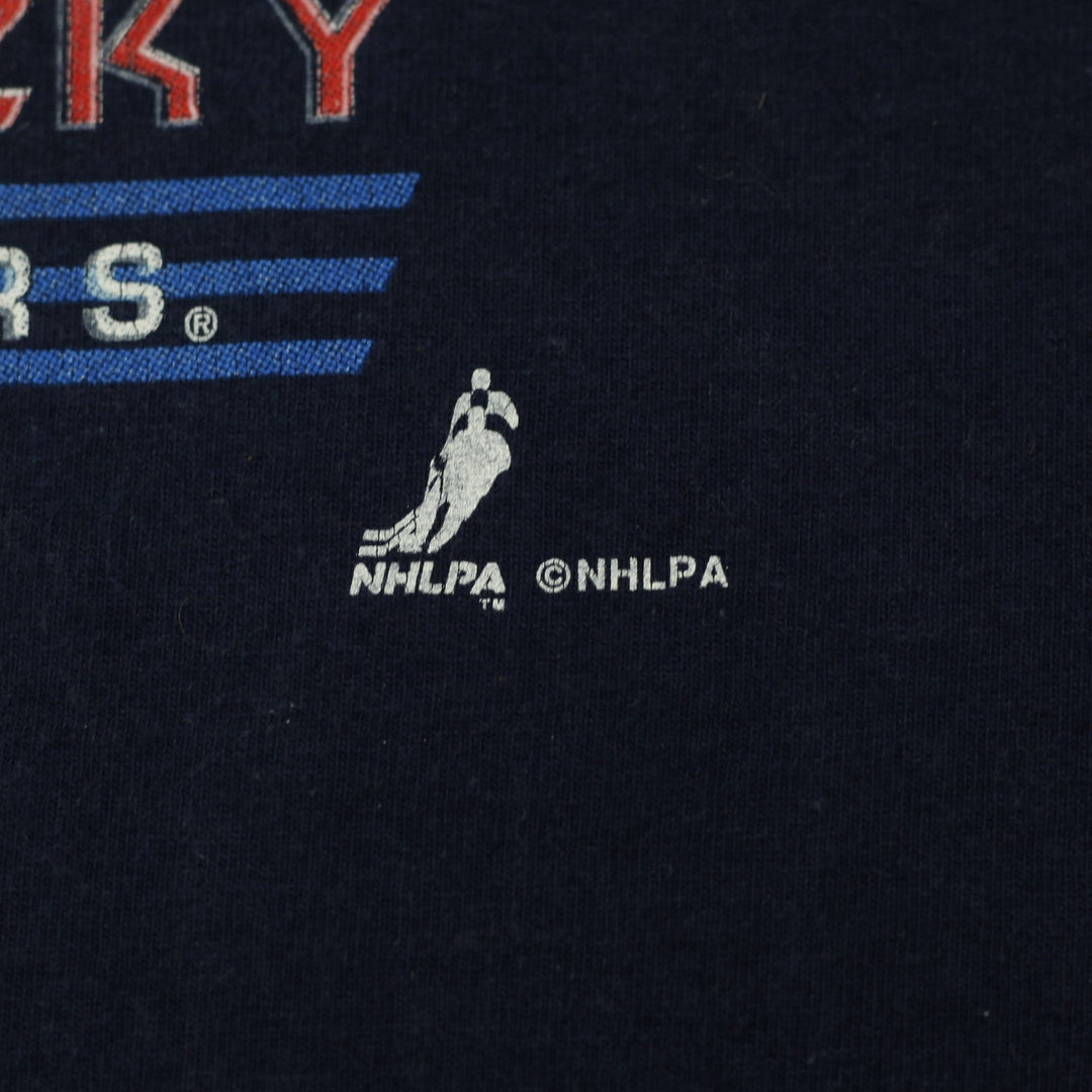Vintage Pro Player Wayne Gretzky #99 NY Rangers The Great One T-Shirt Size XL