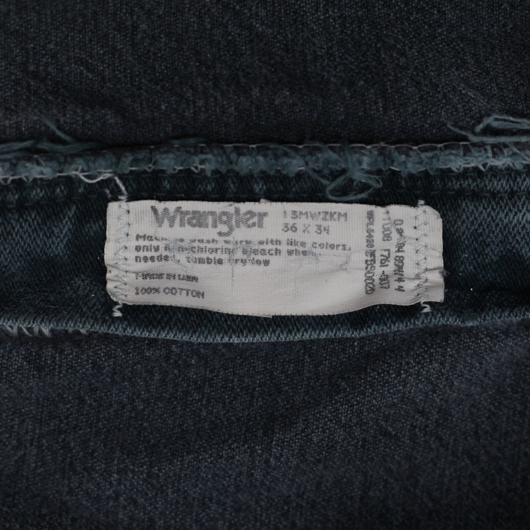 Mens Wrangler Straight Fit Denim Jeans Size 36 | Migration_Jeans - Detail View | Fashion Rerun