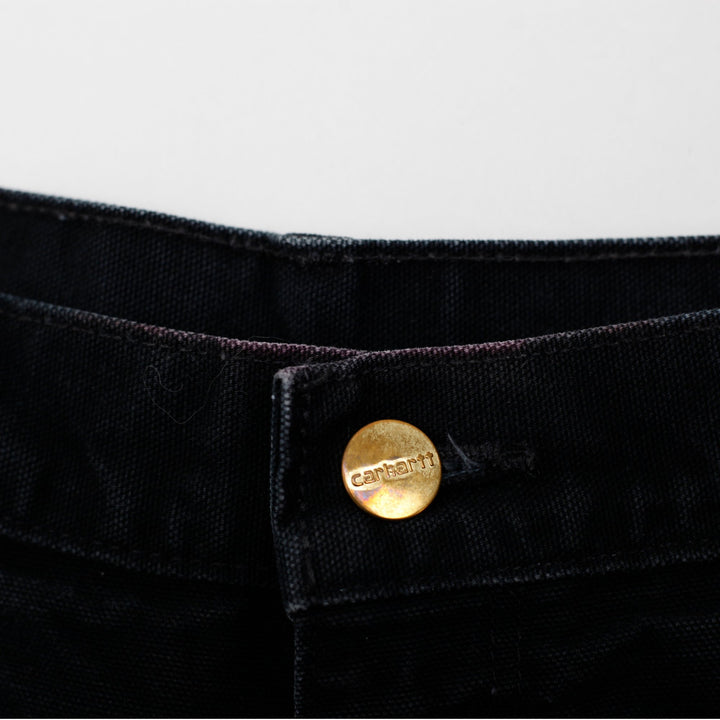Vintage Carhartt B01-BLK Loose Original Fit Double Knee Made In USA Pants