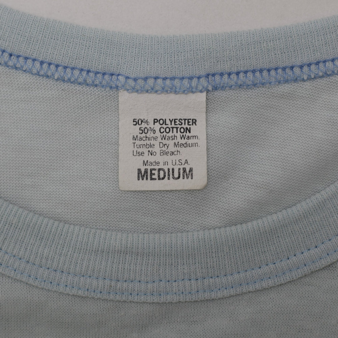 Vintage 1982 E.T. The Extra-Terrestrial T-Shirt Light Blue #1 Mom Back Graphic Made In USA Single Stitch M