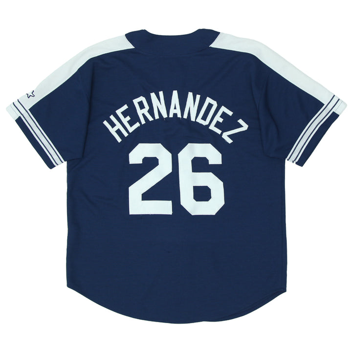 Vintage 90's New York Yankees "Hernandez # 26" Starter XL Made In Korea - Fashion Rerun Vintage Migration_Jersey