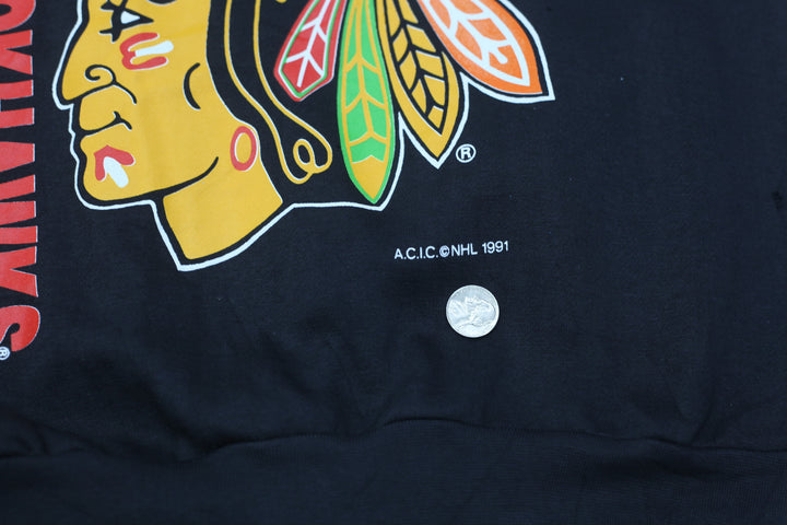 Mens Softwear NHL Chicago Blackhawks Clarence Campbell Conference Sweatshirt