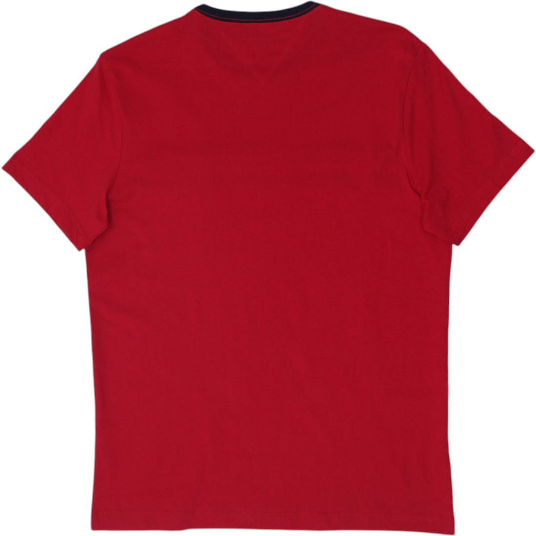 Mens Tommy Hilfiger Red Short Sleeve T-Shirt Size M