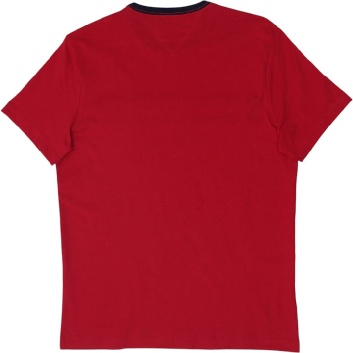 Mens Tommy Hilfiger Red Short Sleeve T-Shirt Size M