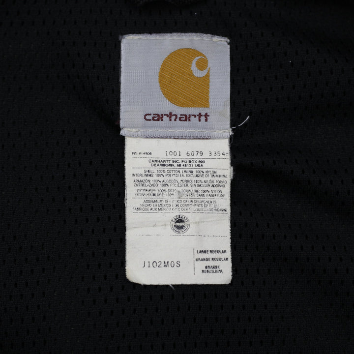 Vintage Carhartt Santa Fe J102 MOS Zip Up Slightly Distressed Jacket Size L | Migration_Jackets - Back View | Fashion Rerun