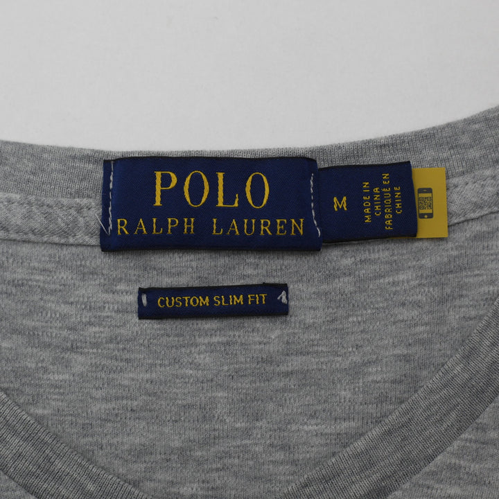 Mens Polo Ralph Lauren Custom Slim Fit V-Neck T-Shirt Size M