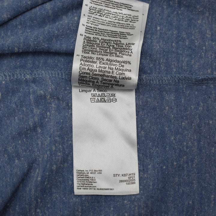 Mens Carhartt K87 Loose Fit Pocket T-Shirt Size M
