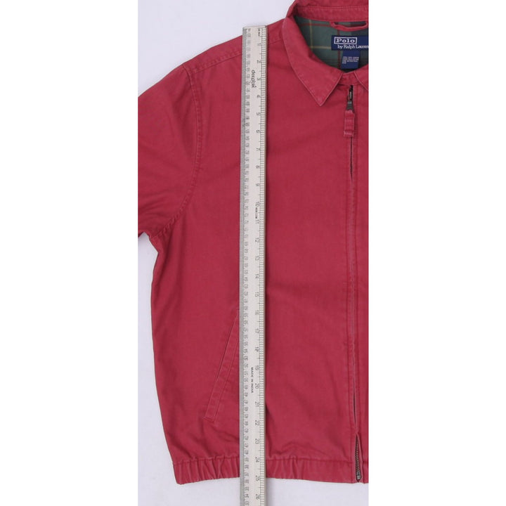 Vintage Polo By Ralph Lauren Red Harrington Full Zip Jacket XL | Migration_Jackets RL Collection - View 7 | Fashion Rerun
