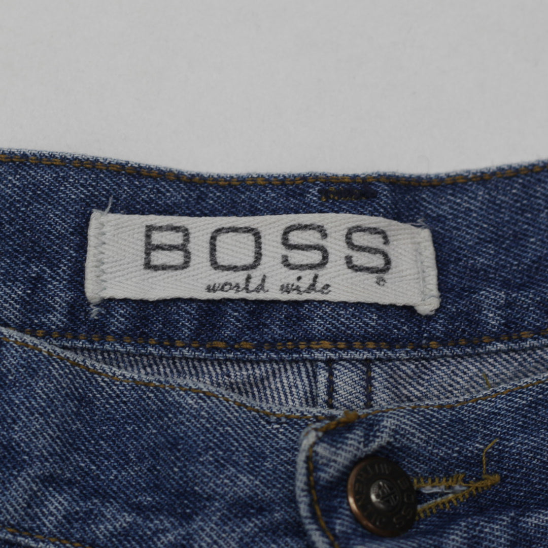 Vintage Boss World Wide Blue Denim Jeans Relaxed Fit - Fashion Rerun Vintage Migration_Pants