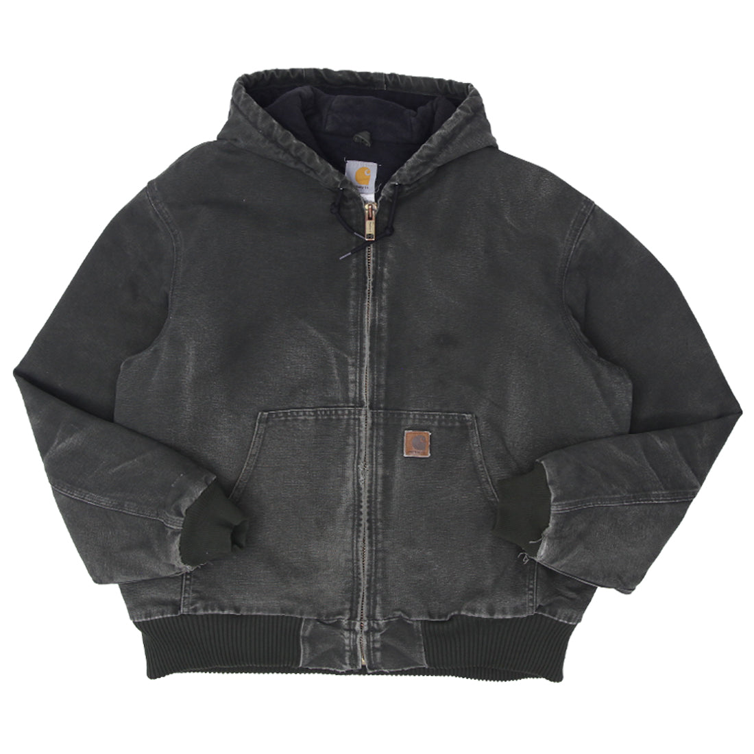 Shop Mens Carhartt J130 MOS Quilted Lined Hooded Workwear Jacket