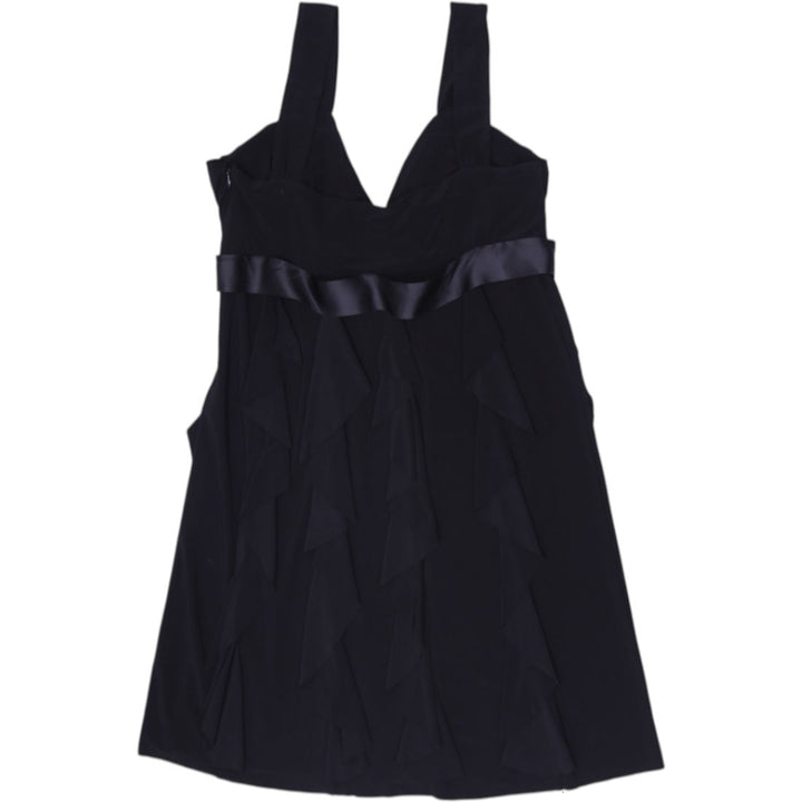 Y2K Ladies Encore Designs Canada Little Black Cocktail Dress Ruffle Size 6