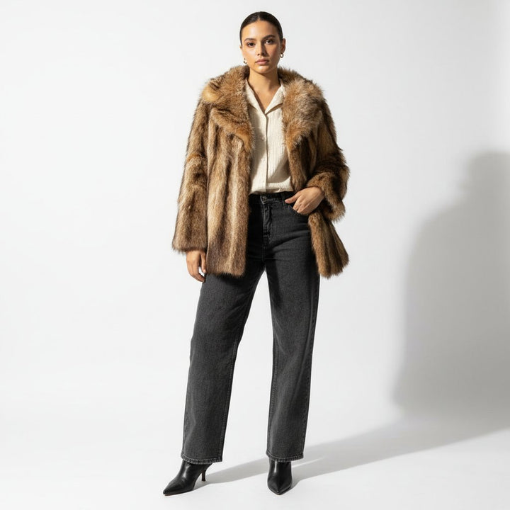 Mid-Century Vintage Heirloom Genuine Raccoon Fur Coat | Migration_Fur Antiques | Fashion Rerun