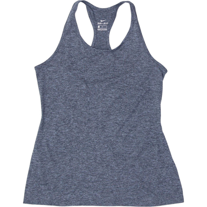Ladies Nike Dri-FIT Tank Top Heathered Gray Racerback Lightweight
