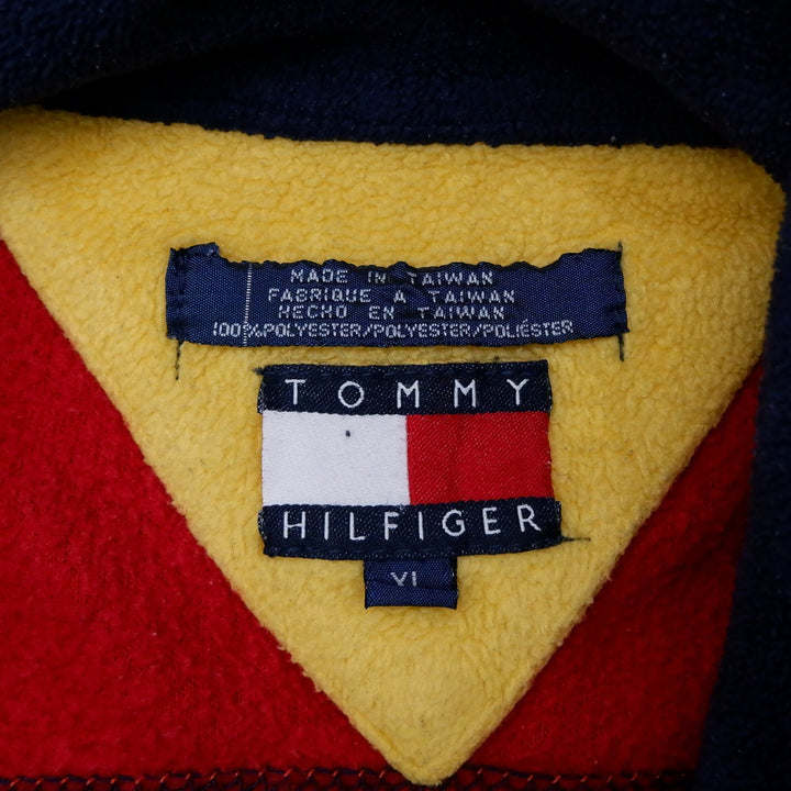 Vintage Tommy Hilfiger Fleece Striped Jacket